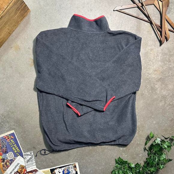 Vintage Y2K Chase Authentics NASCAR Quarter Zip Fleece Sweatshirt Mens XL Racing - Picture 4 of 5